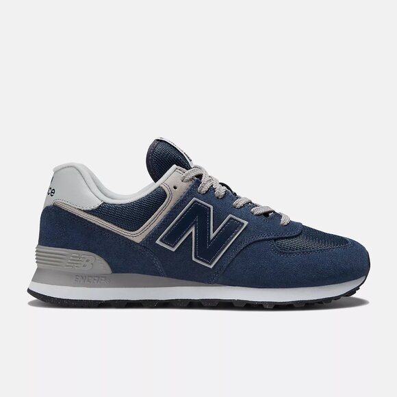 New Balance 574 Navy and White - Picture 9 of 9